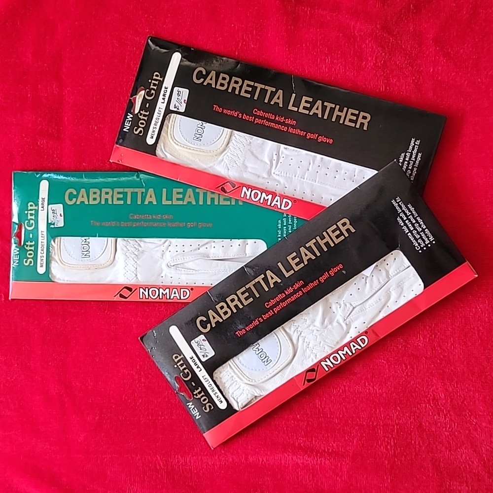 Men's Large Cabretta Leather (left) Glove.     New
